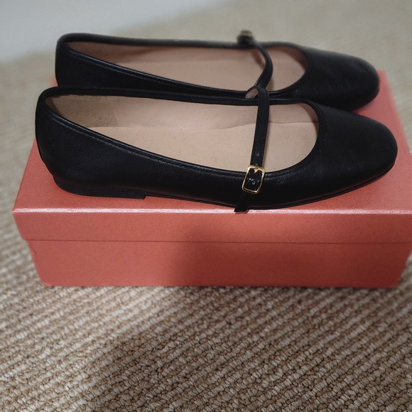 Cole Haan Black Mary Jane Flats - Picture 2 of 4